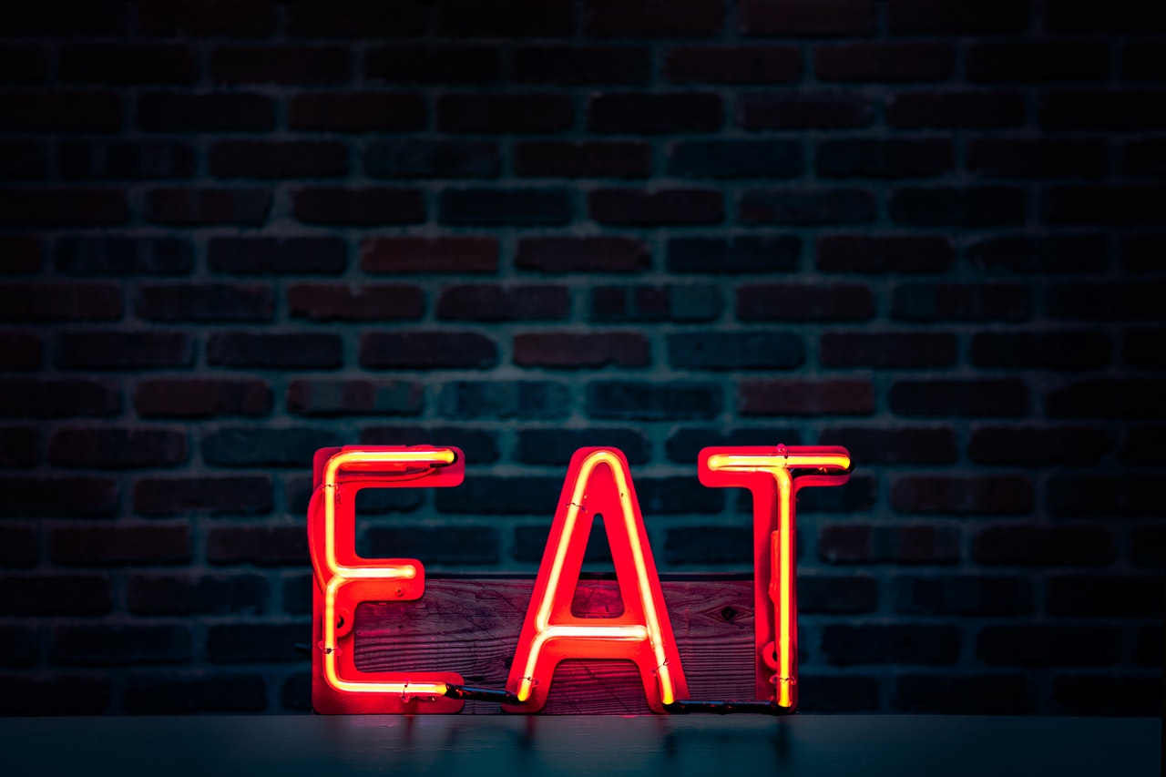 Eat sign.